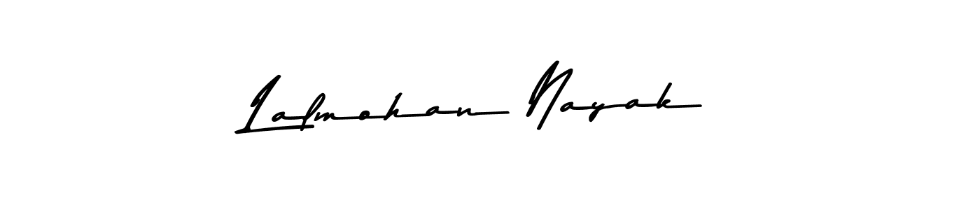 Create a beautiful signature design for name Lalmohan Nayak. With this signature (Asem Kandis PERSONAL USE) fonts, you can make a handwritten signature for free. Lalmohan Nayak signature style 9 images and pictures png