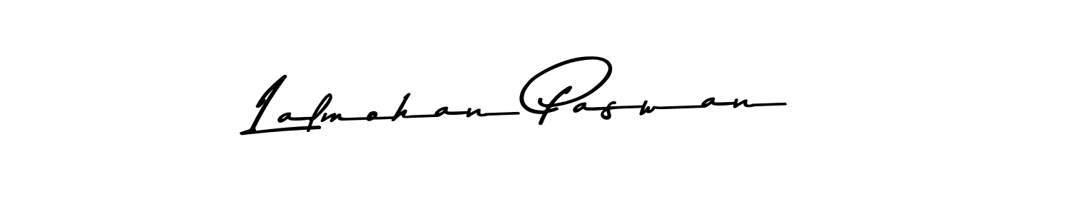 Make a beautiful signature design for name Lalmohan Paswan. With this signature (Asem Kandis PERSONAL USE) style, you can create a handwritten signature for free. Lalmohan Paswan signature style 9 images and pictures png