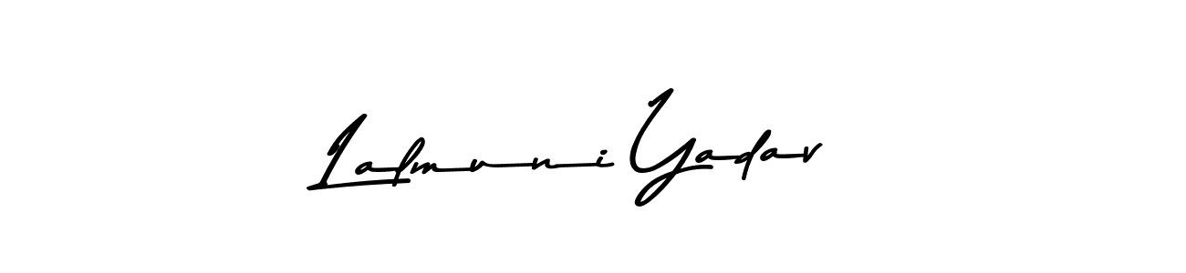 Lalmuni Yadav stylish signature style. Best Handwritten Sign (Asem Kandis PERSONAL USE) for my name. Handwritten Signature Collection Ideas for my name Lalmuni Yadav. Lalmuni Yadav signature style 9 images and pictures png