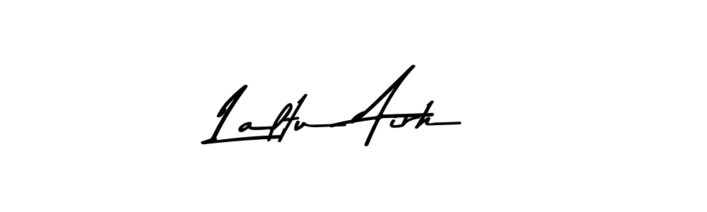 You should practise on your own different ways (Asem Kandis PERSONAL USE) to write your name (Laltu Airh) in signature. don't let someone else do it for you. Laltu Airh signature style 9 images and pictures png