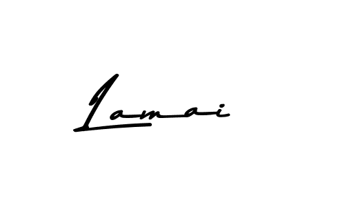 Create a beautiful signature design for name Lamai. With this signature (Asem Kandis PERSONAL USE) fonts, you can make a handwritten signature for free. Lamai signature style 9 images and pictures png