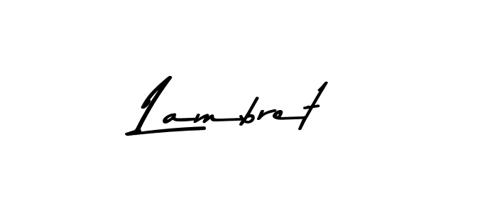 It looks lik you need a new signature style for name Lambret. Design unique handwritten (Asem Kandis PERSONAL USE) signature with our free signature maker in just a few clicks. Lambret signature style 9 images and pictures png