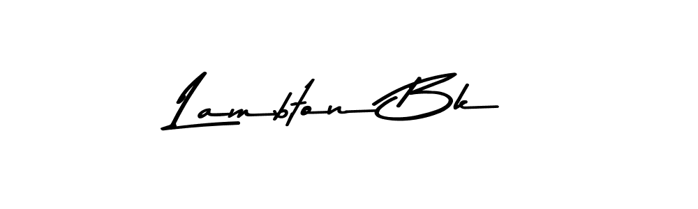 if you are searching for the best signature style for your name Lambton Bk. so please give up your signature search. here we have designed multiple signature styles  using Asem Kandis PERSONAL USE. Lambton Bk signature style 9 images and pictures png