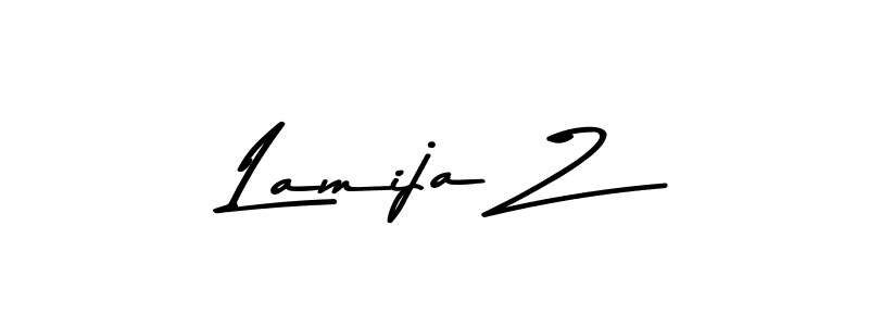 Use a signature maker to create a handwritten signature online. With this signature software, you can design (Asem Kandis PERSONAL USE) your own signature for name Lamija Z. Lamija Z signature style 9 images and pictures png