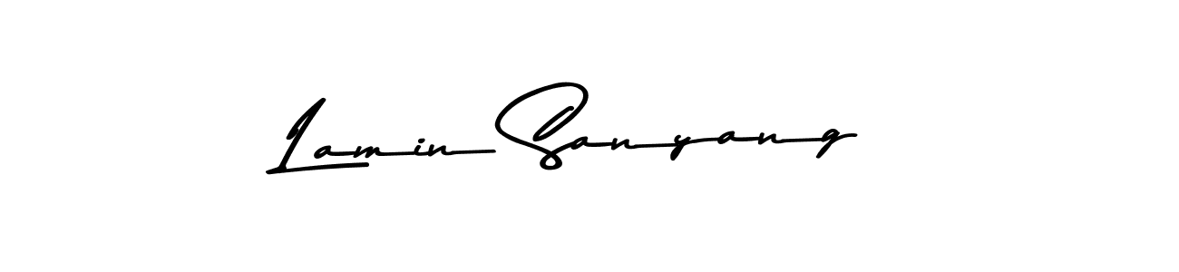 The best way (Asem Kandis PERSONAL USE) to make a short signature is to pick only two or three words in your name. The name Lamin Sanyang include a total of six letters. For converting this name. Lamin Sanyang signature style 9 images and pictures png