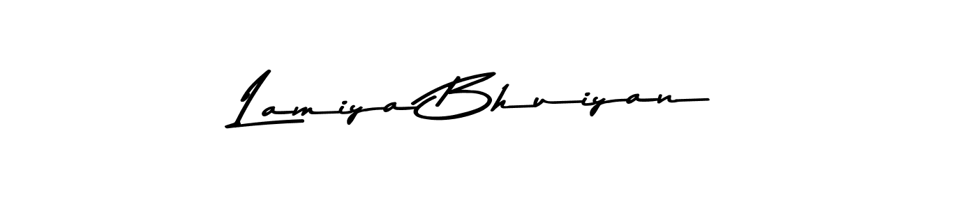 The best way (Asem Kandis PERSONAL USE) to make a short signature is to pick only two or three words in your name. The name Lamiya Bhuiyan include a total of six letters. For converting this name. Lamiya Bhuiyan signature style 9 images and pictures png