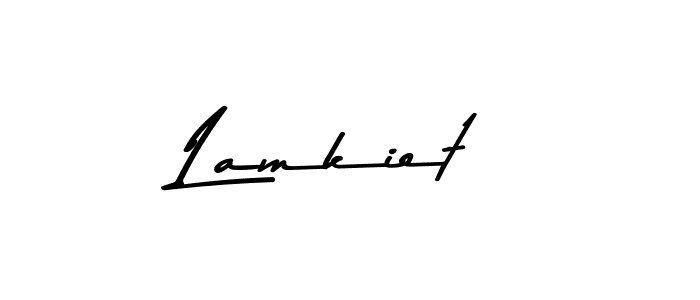 Asem Kandis PERSONAL USE is a professional signature style that is perfect for those who want to add a touch of class to their signature. It is also a great choice for those who want to make their signature more unique. Get Lamkiet name to fancy signature for free. Lamkiet signature style 9 images and pictures png