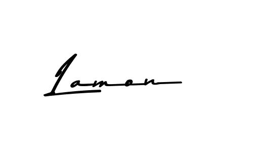 Create a beautiful signature design for name Lamon. With this signature (Asem Kandis PERSONAL USE) fonts, you can make a handwritten signature for free. Lamon signature style 9 images and pictures png