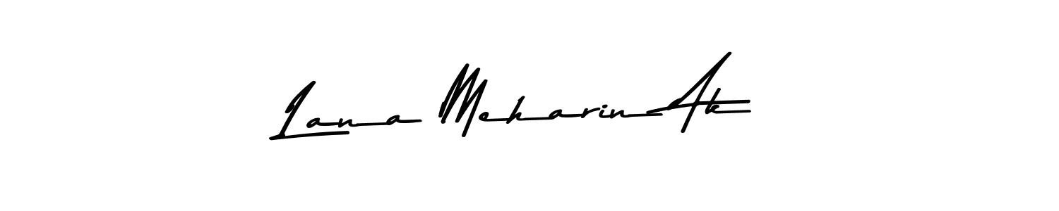 Also You can easily find your signature by using the search form. We will create Lana Meharin Ak name handwritten signature images for you free of cost using Asem Kandis PERSONAL USE sign style. Lana Meharin Ak signature style 9 images and pictures png