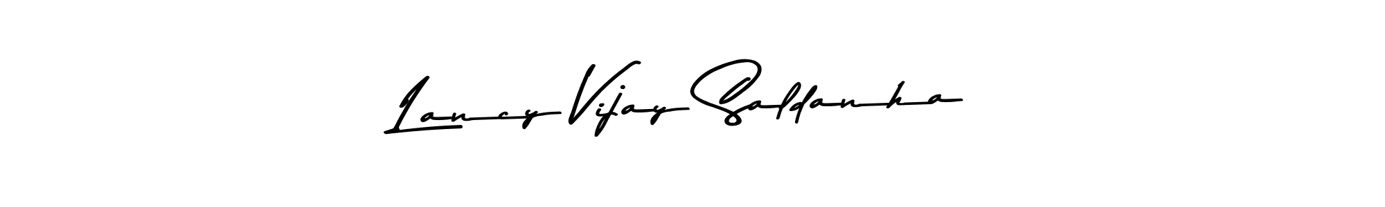 You can use this online signature creator to create a handwritten signature for the name Lancy Vijay Saldanha. This is the best online autograph maker. Lancy Vijay Saldanha signature style 9 images and pictures png