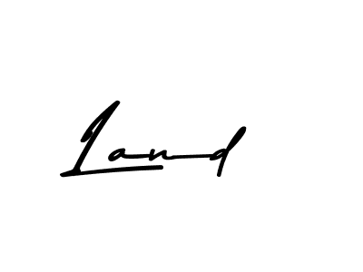 How to make Land signature? Asem Kandis PERSONAL USE is a professional autograph style. Create handwritten signature for Land name. Land signature style 9 images and pictures png