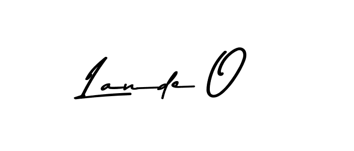 You can use this online signature creator to create a handwritten signature for the name Lande O. This is the best online autograph maker. Lande O signature style 9 images and pictures png