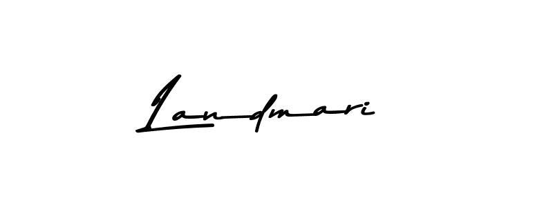 Use a signature maker to create a handwritten signature online. With this signature software, you can design (Asem Kandis PERSONAL USE) your own signature for name Landmari. Landmari signature style 9 images and pictures png