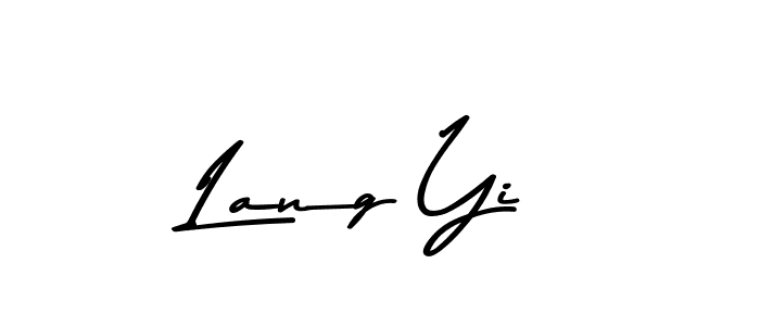 Create a beautiful signature design for name Lang Yi. With this signature (Asem Kandis PERSONAL USE) fonts, you can make a handwritten signature for free. Lang Yi signature style 9 images and pictures png