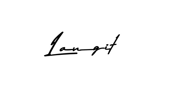 Make a beautiful signature design for name Langit. Use this online signature maker to create a handwritten signature for free. Langit signature style 9 images and pictures png