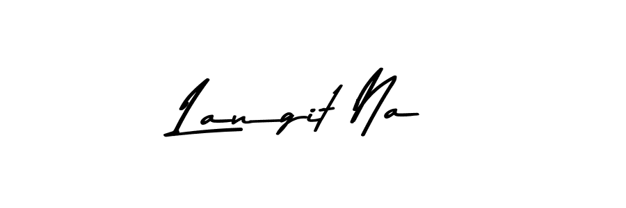Make a beautiful signature design for name Langit Na. Use this online signature maker to create a handwritten signature for free. Langit Na signature style 9 images and pictures png