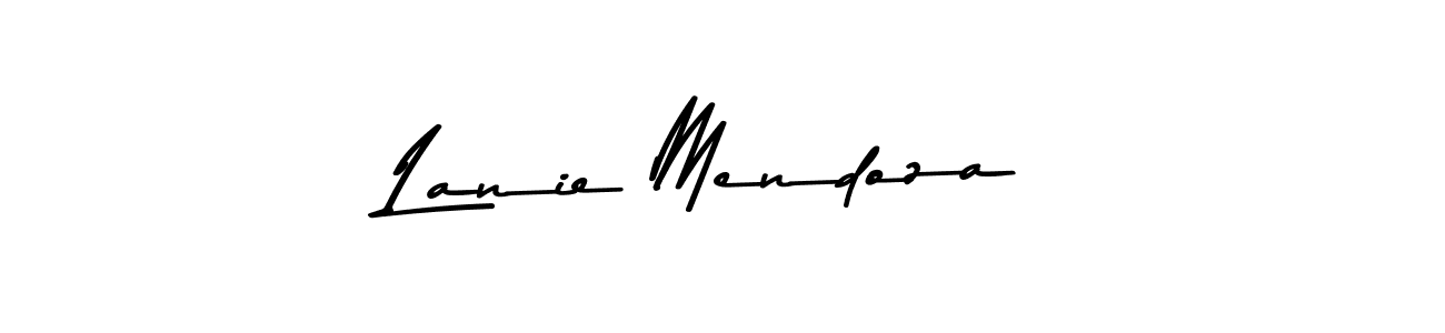 if you are searching for the best signature style for your name Lanie Mendoza. so please give up your signature search. here we have designed multiple signature styles  using Asem Kandis PERSONAL USE. Lanie Mendoza signature style 9 images and pictures png