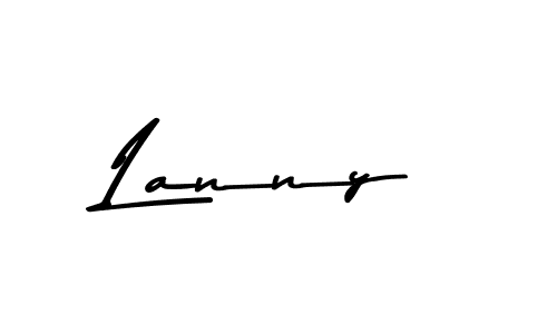 Use a signature maker to create a handwritten signature online. With this signature software, you can design (Asem Kandis PERSONAL USE) your own signature for name Lanny. Lanny signature style 9 images and pictures png