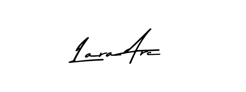 How to make Lara Arc name signature. Use Asem Kandis PERSONAL USE style for creating short signs online. This is the latest handwritten sign. Lara Arc signature style 9 images and pictures png