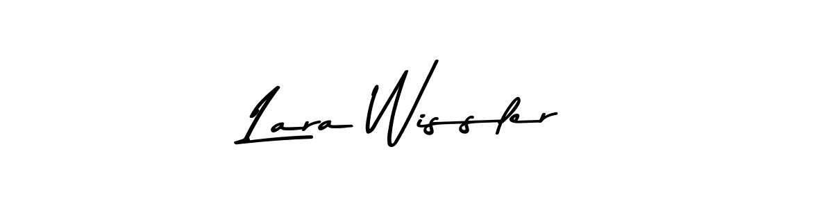 How to make Lara Wissler name signature. Use Asem Kandis PERSONAL USE style for creating short signs online. This is the latest handwritten sign. Lara Wissler signature style 9 images and pictures png