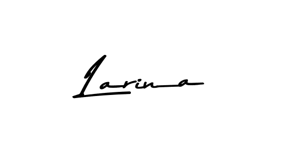 You should practise on your own different ways (Asem Kandis PERSONAL USE) to write your name (Larina) in signature. don't let someone else do it for you. Larina signature style 9 images and pictures png