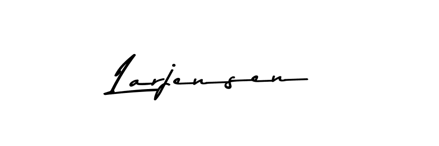 Similarly Asem Kandis PERSONAL USE is the best handwritten signature design. Signature creator online .You can use it as an online autograph creator for name Larjensen. Larjensen signature style 9 images and pictures png