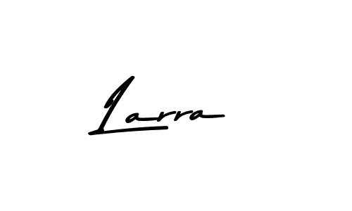 How to make Larra name signature. Use Asem Kandis PERSONAL USE style for creating short signs online. This is the latest handwritten sign. Larra signature style 9 images and pictures png