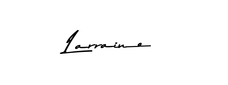 Also we have Larraine name is the best signature style. Create professional handwritten signature collection using Asem Kandis PERSONAL USE autograph style. Larraine signature style 9 images and pictures png