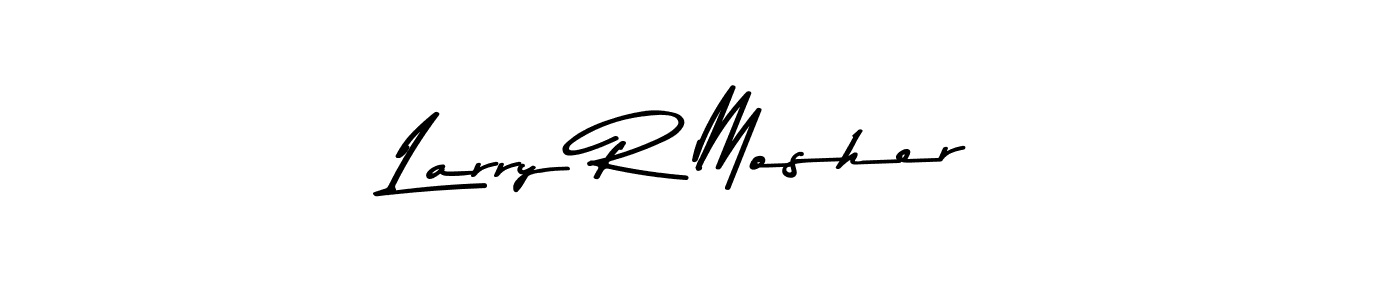 The best way (Asem Kandis PERSONAL USE) to make a short signature is to pick only two or three words in your name. The name Larry R Mosher include a total of six letters. For converting this name. Larry R Mosher signature style 9 images and pictures png