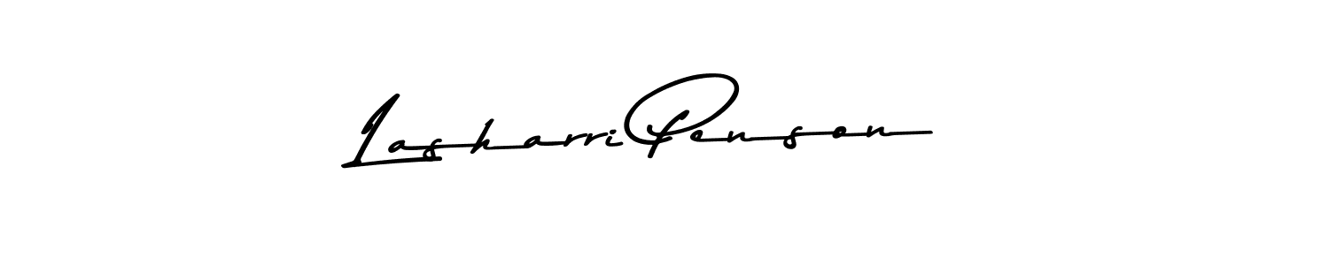 How to Draw Lasharri Penson signature style? Asem Kandis PERSONAL USE is a latest design signature styles for name Lasharri Penson. Lasharri Penson signature style 9 images and pictures png