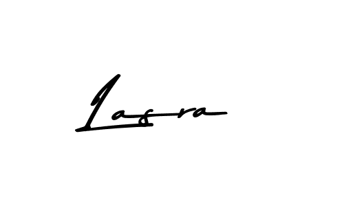 Make a beautiful signature design for name Lasra. With this signature (Asem Kandis PERSONAL USE) style, you can create a handwritten signature for free. Lasra signature style 9 images and pictures png