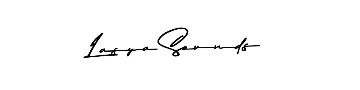 Make a beautiful signature design for name Lasya Sounds. Use this online signature maker to create a handwritten signature for free. Lasya Sounds signature style 9 images and pictures png