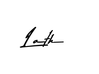 The best way (Asem Kandis PERSONAL USE) to make a short signature is to pick only two or three words in your name. The name Lath include a total of six letters. For converting this name. Lath signature style 9 images and pictures png