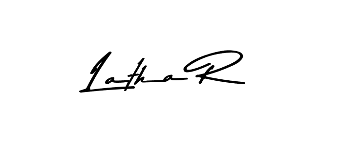 Also we have Latha R name is the best signature style. Create professional handwritten signature collection using Asem Kandis PERSONAL USE autograph style. Latha R signature style 9 images and pictures png