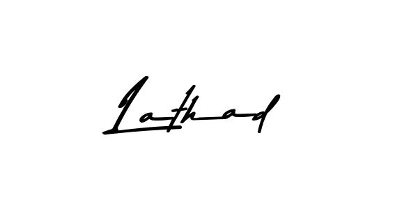 Also we have Lathad name is the best signature style. Create professional handwritten signature collection using Asem Kandis PERSONAL USE autograph style. Lathad signature style 9 images and pictures png