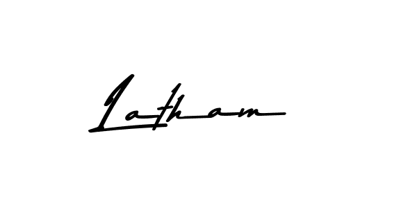 Also You can easily find your signature by using the search form. We will create Latham name handwritten signature images for you free of cost using Asem Kandis PERSONAL USE sign style. Latham signature style 9 images and pictures png