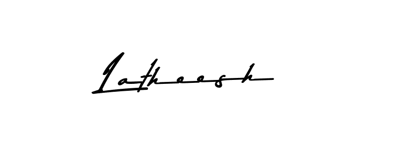 How to make Latheesh signature? Asem Kandis PERSONAL USE is a professional autograph style. Create handwritten signature for Latheesh name. Latheesh signature style 9 images and pictures png