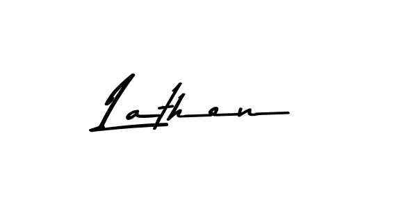 Also You can easily find your signature by using the search form. We will create Lathen name handwritten signature images for you free of cost using Asem Kandis PERSONAL USE sign style. Lathen signature style 9 images and pictures png