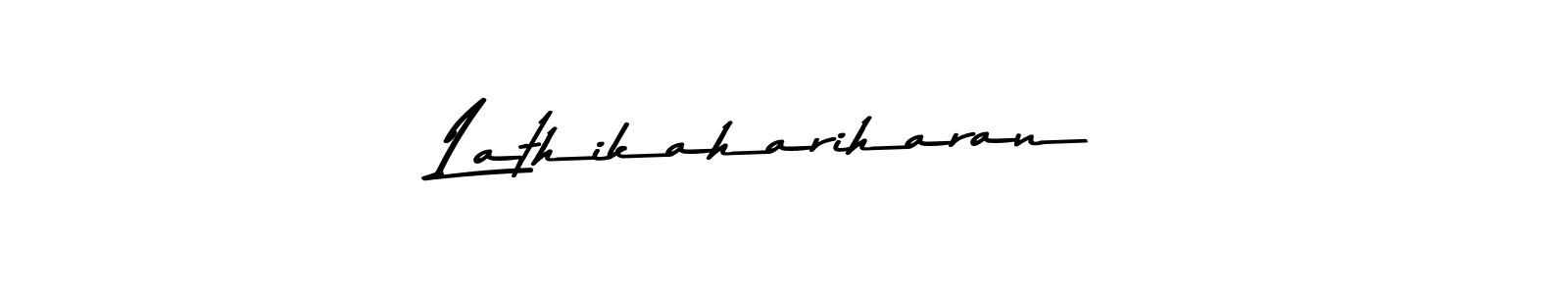 Also we have Lathikahariharan name is the best signature style. Create professional handwritten signature collection using Asem Kandis PERSONAL USE autograph style. Lathikahariharan signature style 9 images and pictures png