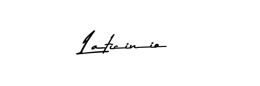 How to make Laticinio signature? Asem Kandis PERSONAL USE is a professional autograph style. Create handwritten signature for Laticinio name. Laticinio signature style 9 images and pictures png