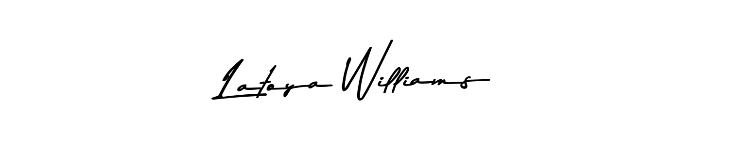 How to make Latoya Williams signature? Asem Kandis PERSONAL USE is a professional autograph style. Create handwritten signature for Latoya Williams name. Latoya Williams signature style 9 images and pictures png