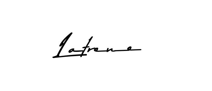 This is the best signature style for the Latrene name. Also you like these signature font (Asem Kandis PERSONAL USE). Mix name signature. Latrene signature style 9 images and pictures png