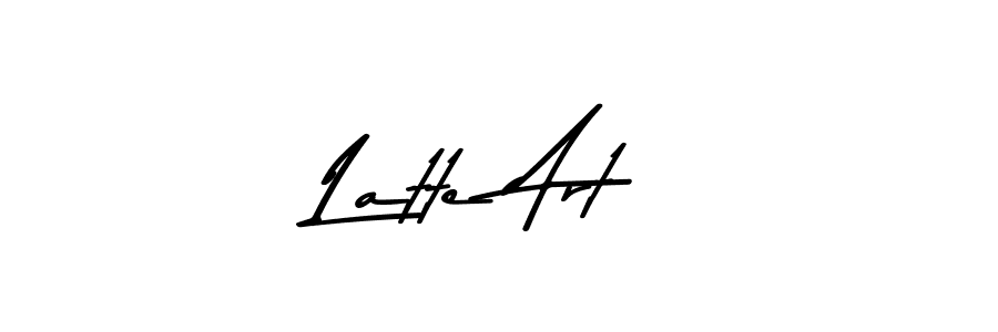 Create a beautiful signature design for name Latte Art. With this signature (Asem Kandis PERSONAL USE) fonts, you can make a handwritten signature for free. Latte Art signature style 9 images and pictures png