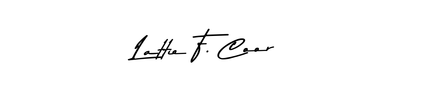 See photos of Lattie F. Coor official signature by Spectra . Check more albums & portfolios. Read reviews & check more about Asem Kandis PERSONAL USE font. Lattie F. Coor signature style 9 images and pictures png