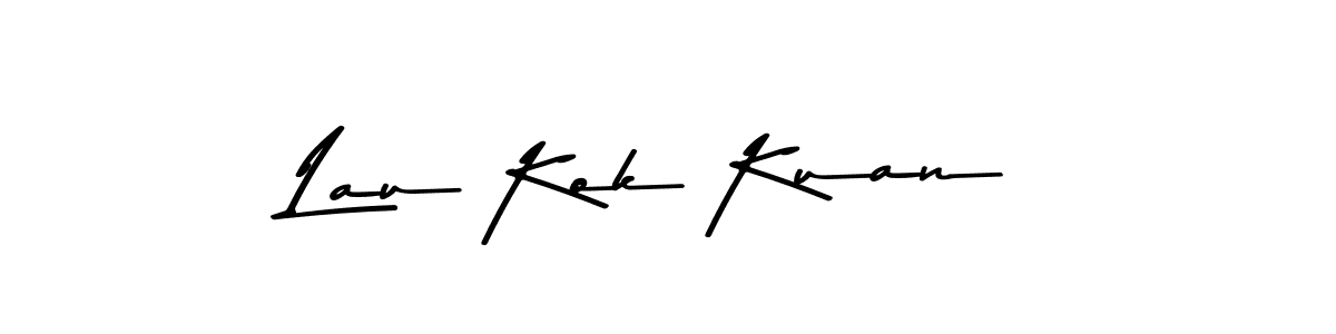 Use a signature maker to create a handwritten signature online. With this signature software, you can design (Asem Kandis PERSONAL USE) your own signature for name Lau Kok Kuan. Lau Kok Kuan signature style 9 images and pictures png
