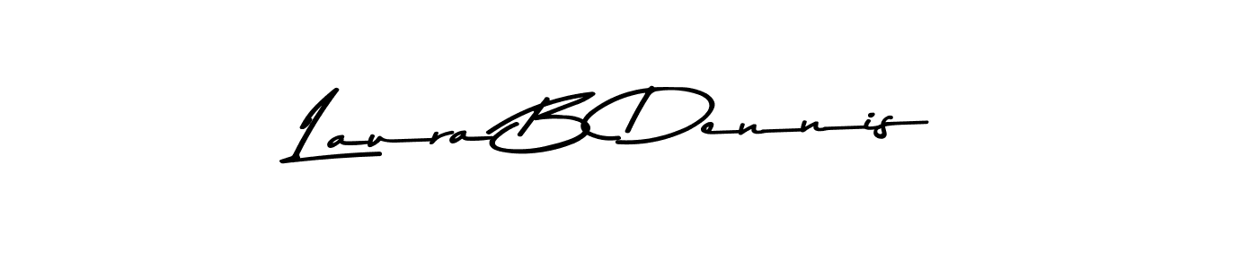 Laura B Dennis stylish signature style. Best Handwritten Sign (Asem Kandis PERSONAL USE) for my name. Handwritten Signature Collection Ideas for my name Laura B Dennis. Laura B Dennis signature style 9 images and pictures png