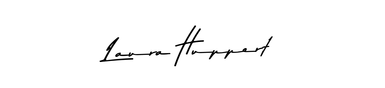 How to make Laura Huppert name signature. Use Asem Kandis PERSONAL USE style for creating short signs online. This is the latest handwritten sign. Laura Huppert signature style 9 images and pictures png