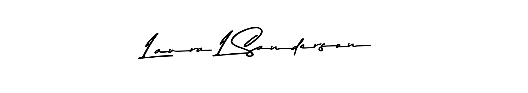 How to make Laura L Sanderson signature? Asem Kandis PERSONAL USE is a professional autograph style. Create handwritten signature for Laura L Sanderson name. Laura L Sanderson signature style 9 images and pictures png