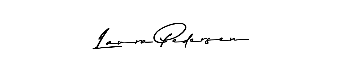 Design your own signature with our free online signature maker. With this signature software, you can create a handwritten (Asem Kandis PERSONAL USE) signature for name Laura Pedersen. Laura Pedersen signature style 9 images and pictures png