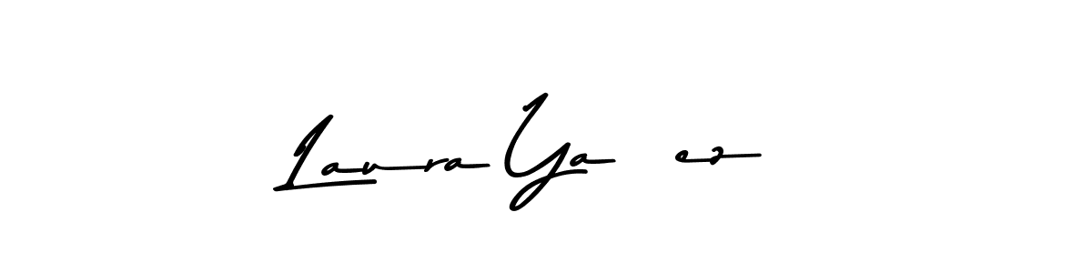 Laura Yañez stylish signature style. Best Handwritten Sign (Asem Kandis PERSONAL USE) for my name. Handwritten Signature Collection Ideas for my name Laura Yañez. Laura Yañez signature style 9 images and pictures png